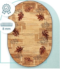 Koberec Agnella Standard Olsza béžový ovál