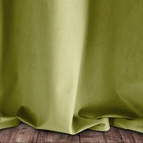 ZATEMŇOVACÍ ZÁVES NA KRÚŽKOCH PIERRE 140X250 CM OLIVOVÁ