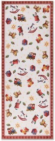 Villeroy & Boch, Behoň Villeroy & Boch Toy's delight s potlačou 106192 Red, Multicolor, 80x200, červená, obývacia izba