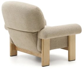 Béžové ženilkové kreslo Nema – Kave Home