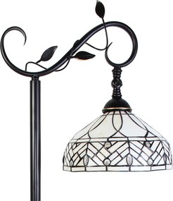 Stojací lampa Tiffany Brown 36*25*152 cm E27/max 1*60W - 36*25*152 cm E27/max 1*60W
