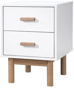 Biely nočný stolík Melanie – Støraa