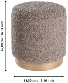 Eglo 424141 - SADA 2x Taburet MASHIKE pr. 31,5/38,5 cm hnedá