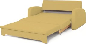 Pohovka s rozkladom Impuls, žltá látka