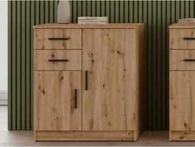Komoda Universal, 79 cm, dub artisan%