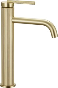 Rea Argon, vysoká umývadlová batéria h-295, zlatá matná, REA-B7802