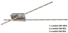 Briloner Briloner 3252-022 - LED Stmievateľné stropné svietidlo TEMPALTE 2xLED/11W/230V BL0727