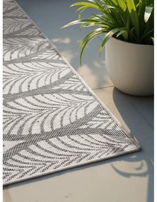 Vnútorný a vonkajší koberec v sivej a slonovinovej farbe 200x290 cm Duet Liora – NORTHRUGS