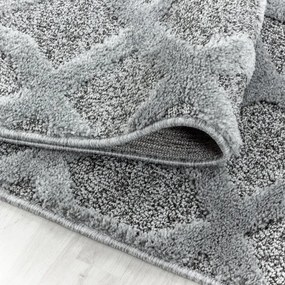 Koberec 3D La Casa PISA sivý, kruh