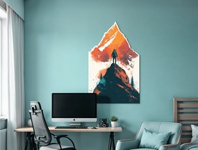 drevko |  Obraz Na vrchole  62 x 385 cm