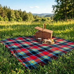 Fleecová deka KOCKA multicolor 150 x 200 cm