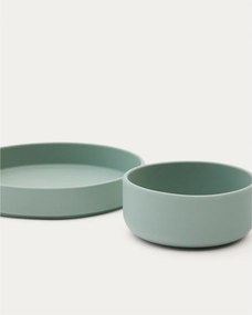 Silikónová detská jedálenská súprava 2 ks Lili – Kave Home