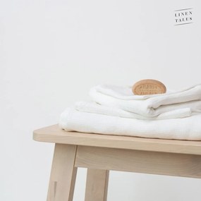 Biely ľanový uterák 125x75 cm - Linen Tales