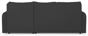 Rozkládací rohová sedací souprava TOKYO Černá