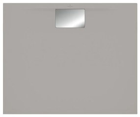 VILLEROY &amp; BOCH Architectura MetalRim obdĺžniková sprchová vanička akrylátová, štandardný model, protišmyk (B), 1000 x 900 x 48 mm, Grey, UDA1090ARA248V-3S