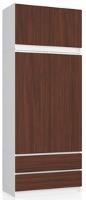 Nadstavba na skriňu Sashka  (biela + wenge). Vlastná spoľahlivá doprava až k Vám domov. 1069955