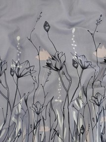 Predĺžené bavlnené obliečky Renforcé – Aneta šedá