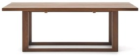 Jedálenský stôl z tíkového dreva v prírodnej farbe 100x220 cm Sashi – Kave Home