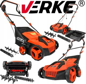 Prevzdušňovač, vertikutátor Verke 38 cm 1600 W