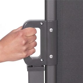 Bočná markíza 160 x 250 cm SPRINGOS AW0001 - tmavosivá