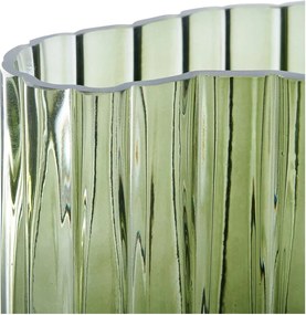 Zelená sklenená váza (výška 26,5 cm) – House Nordic