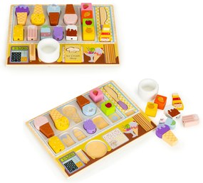 Drevená doska zmrzlinárska zmrzlinová súprava pre deti