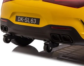 LEAN CARS Autobatérie Mercedes AMG SL63 Yellow Painted