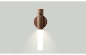 Hnedé LED nástenné svietidlo na USB Baton – Gingko