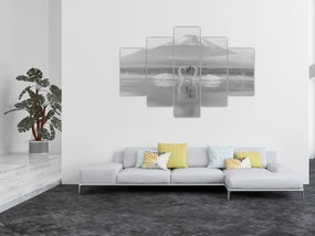 Obraz - Zamilované labute (150x105 cm)