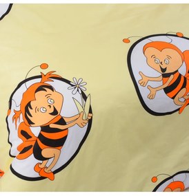 Obliečky detské bavlnené včielky oranžové EMI