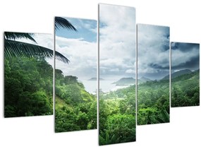 Obraz - Seychelská jungle (150x105 cm)