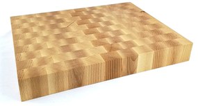AMADEA Drevená mäsiarska doska skladaná, masívne drevo, 29,5x39,5x5 cm