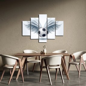 Obraz - Balón s krídlami (150x105 cm)