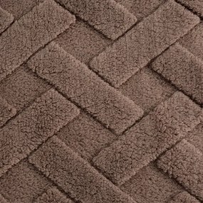 Deka D91 CARO tmavobéžová