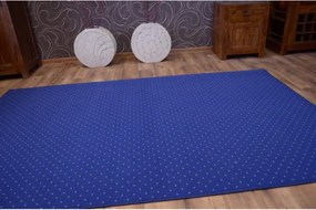 Metrážny koberec AKTUA modrý