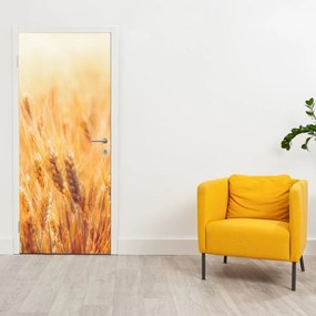 Fototapeta na dvere - Pole s obilím (95x205cm)