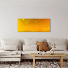 Abstraktný žltý obraz (120x50 cm)
