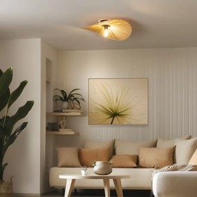 Brilagi - LED prisadený luster CERIA BOHO 1xE27/40W/230V, priemer 60 cm, rafia