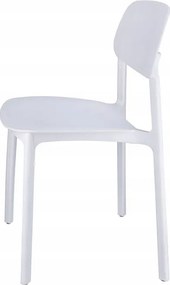 Plastová stolička LARA biela