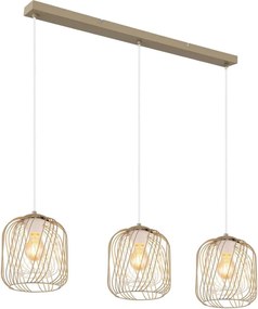 Globo 15965-3H - Závesný luster na lankách DICHTI 3xE27/40W/230V