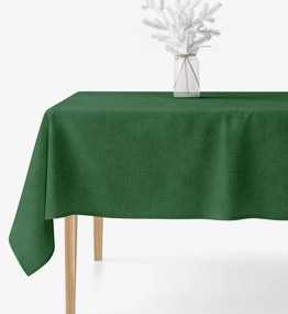 Goldea vianočný hranatý obrus malaga - tmavo zelený 140 x 220 cm