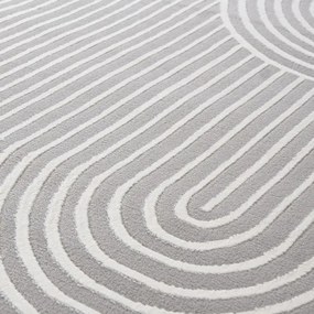 Koberec ELLEN NG81A sivý / biely