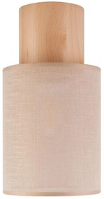 Stropné svietidlo ARI 1xE27/60W/230V pr. 16 cm béžová buk