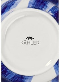 Modrá ručne maľovaná váza z kameniny Tulle – Kähler Design