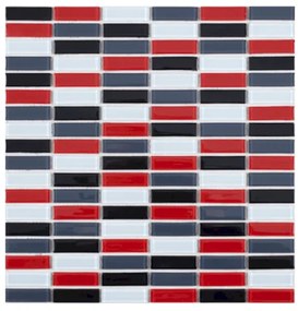 Sklenená mozaika Premium Mosaic vícebarevná 30x30 cm lesk MOS4815MIX3, (bal. 1,000 m2 )