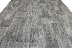 PVC podlaha ACTUAL PLUS AGED OAK 916 sivá / grafitová