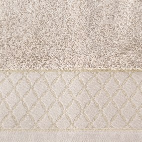 BAVLNENÝ UTERÁK LAYLA 70X140 CM BÉŽOVÁ