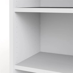 Biela modulárna knižnica 89x222 cm Prima – Tvilum