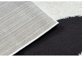 Kusový koberec Cladr krémovočierný 160x220cm
