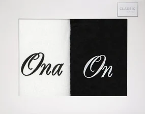 EUROFIRANY FROTÉ UTERÁK ONA ON SADA 2 KS 70X140 CM VIACFAREBNÁ